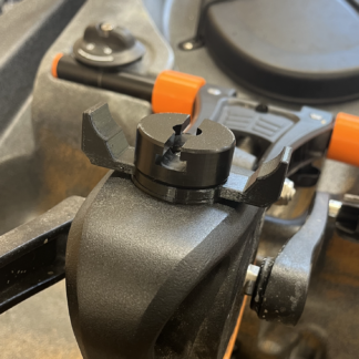 Old Town PDL Drive Track Mount with Rod Rest