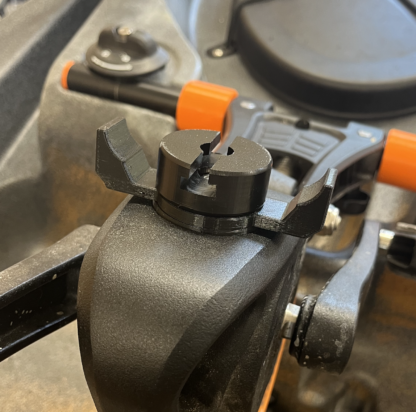 Old Town PDL Drive Track Mount with Rod Rest