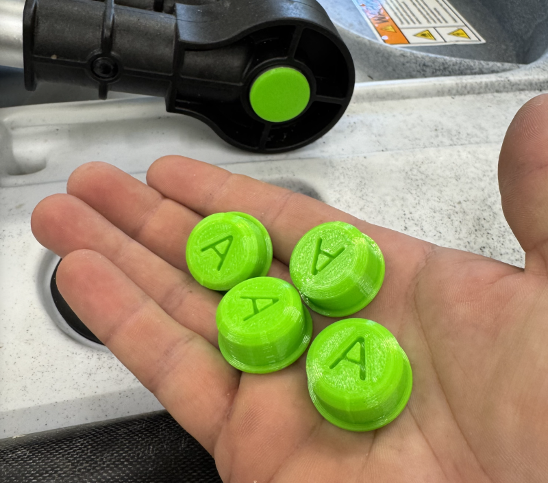 Old Town Seat Bar Caps | Navarre Kayak Fishing