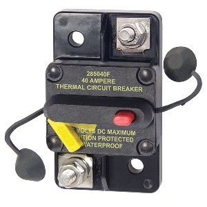 Blue Sea 7182 40 AMP Circuit Breaker Surface Mount 285 Series
