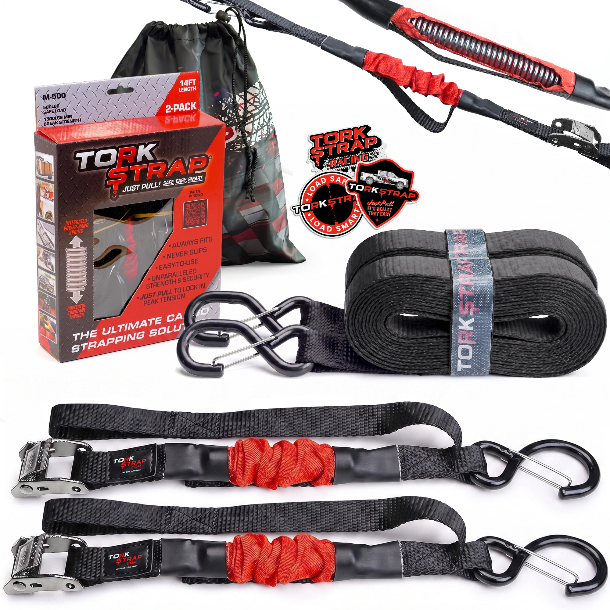 TorkStrap M500 Spring Loaded Kayak Strap